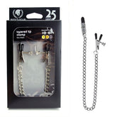 Spartacus Tapered Broad Tip Nipple Clamps - Customizable Stimulation Nipple and Clit Clamps
